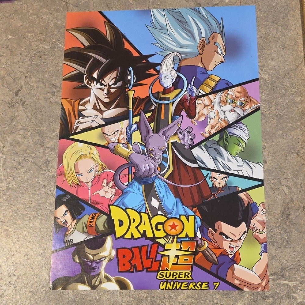 Anime Dragon Ball Super Universe 7 Art Poster